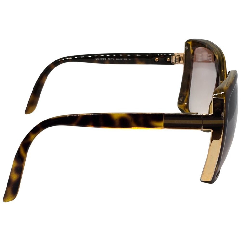 Gucci GG 3128/S Tortoiseshell Brown Gradient Sunglasses Made in Italy 60-19 - Picture 10 of 10